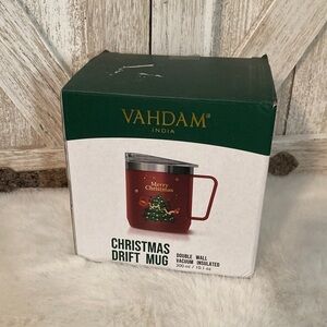 Vahdam Merry Christmas Travel Mug